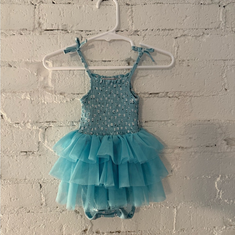Posh Peanut Blue Tulle Dress